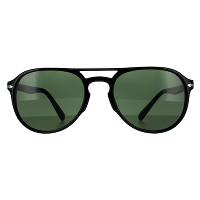 Persol Aviator Black Green Sunglasses