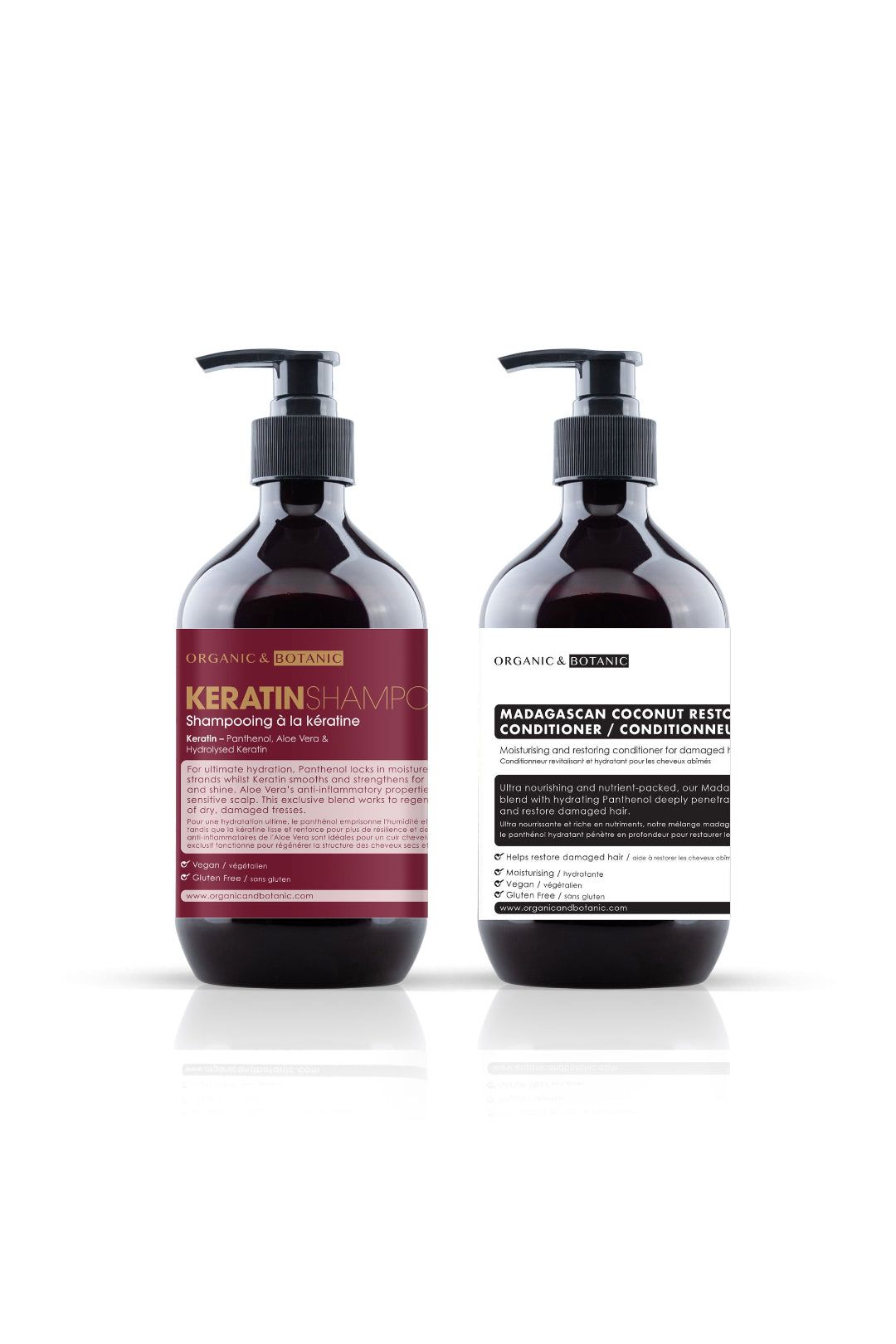 Organic & Botanic Strengthening Shampoo & Moisturising Conditioner Set image 1