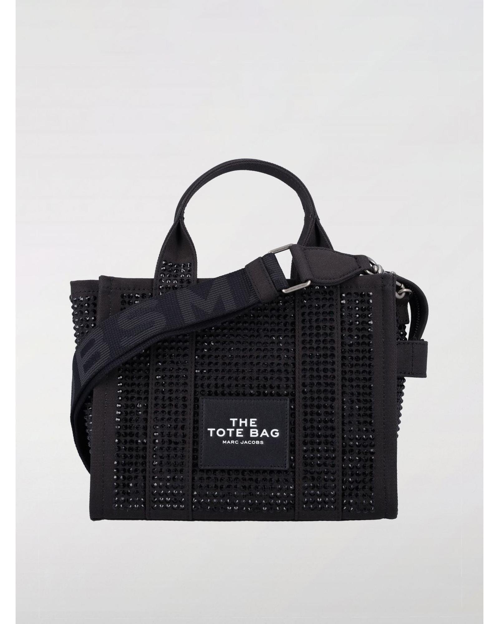 Marc Jacobs Crystal Tote Bag Wo - Black Handbags