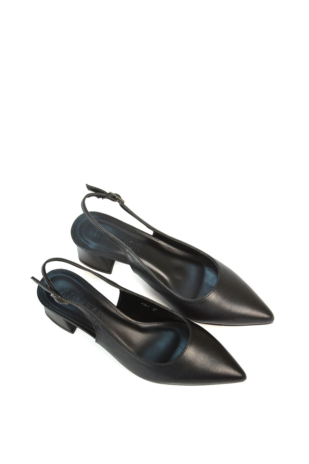 XY London 'Becky' Pointed Toe Slingback Court Shoe Heels image 4