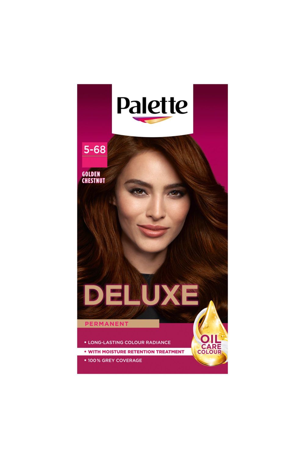 Schwarzkopf Deluxe Creme Colouration 5-68 Golden Chestnut 'Hair Dye', 2 Pack image 2
