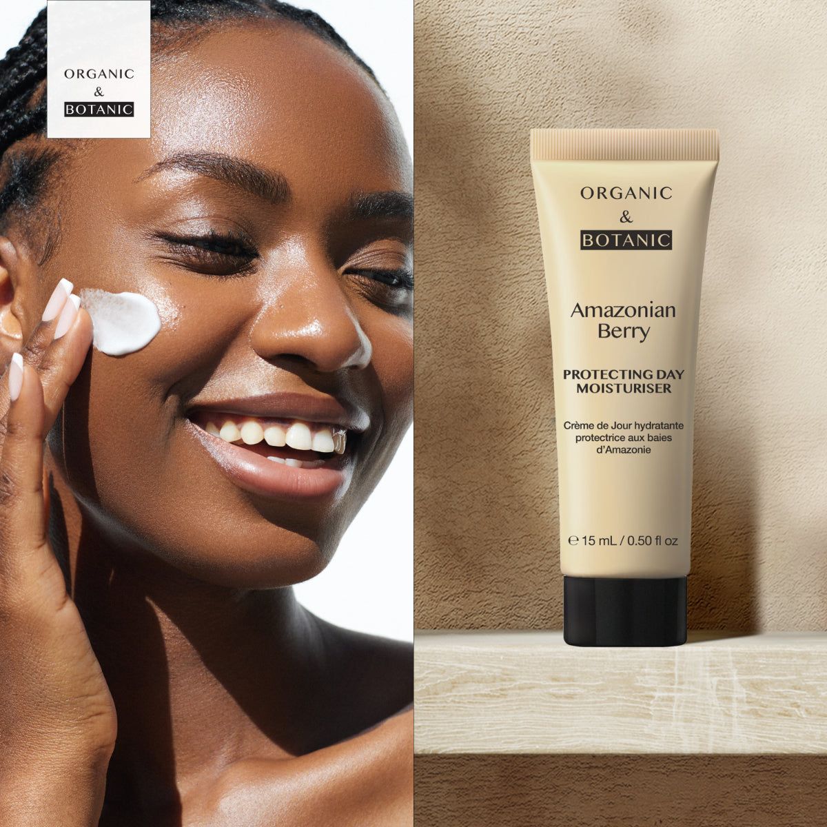 Organic & Botanic Amazonian Berry Day Moisturiser 15ml Duo Kit image 4