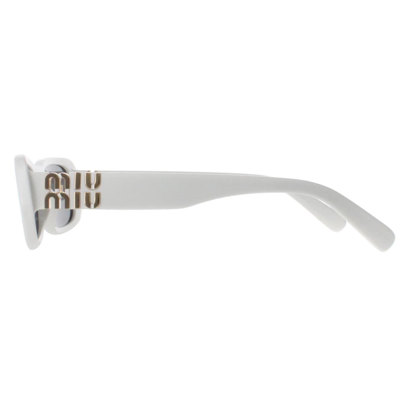 Miu Miu Rectangle White Ivory Dark Grey MU08ZS image 3