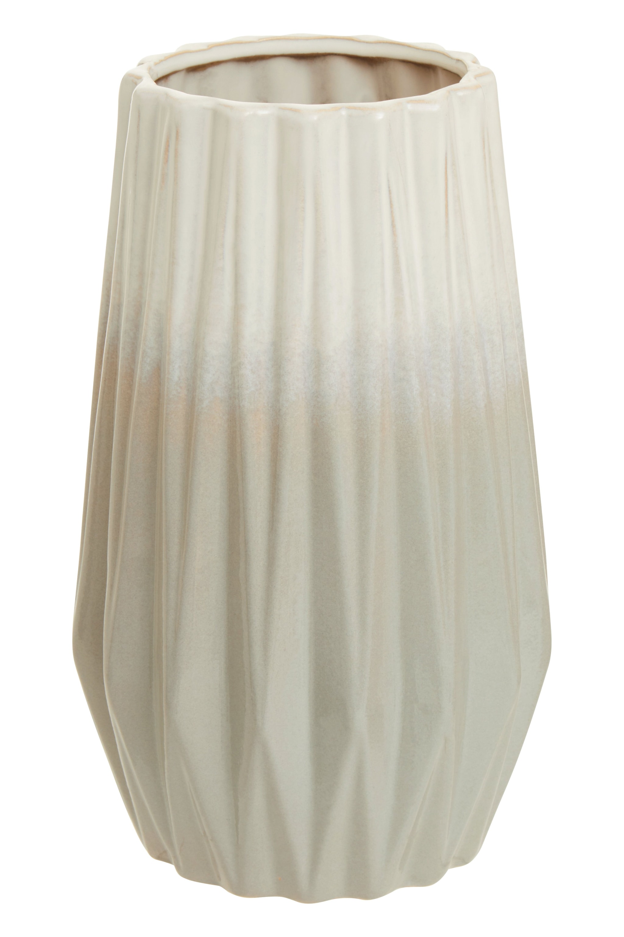 Orsina Sleek And Sturdy Small Ceramic Vase, Robust Pottery Vase, Decorative Vase For Artificial Flowers image 2