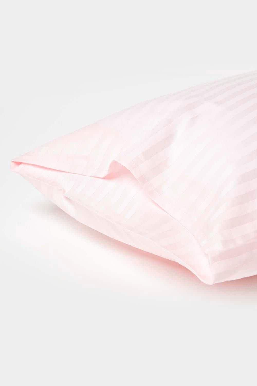 Homescapes Cotton Stripe Kids Pillowcases 40 x 60 cm 330 Thread Count, 2 Pack image 2