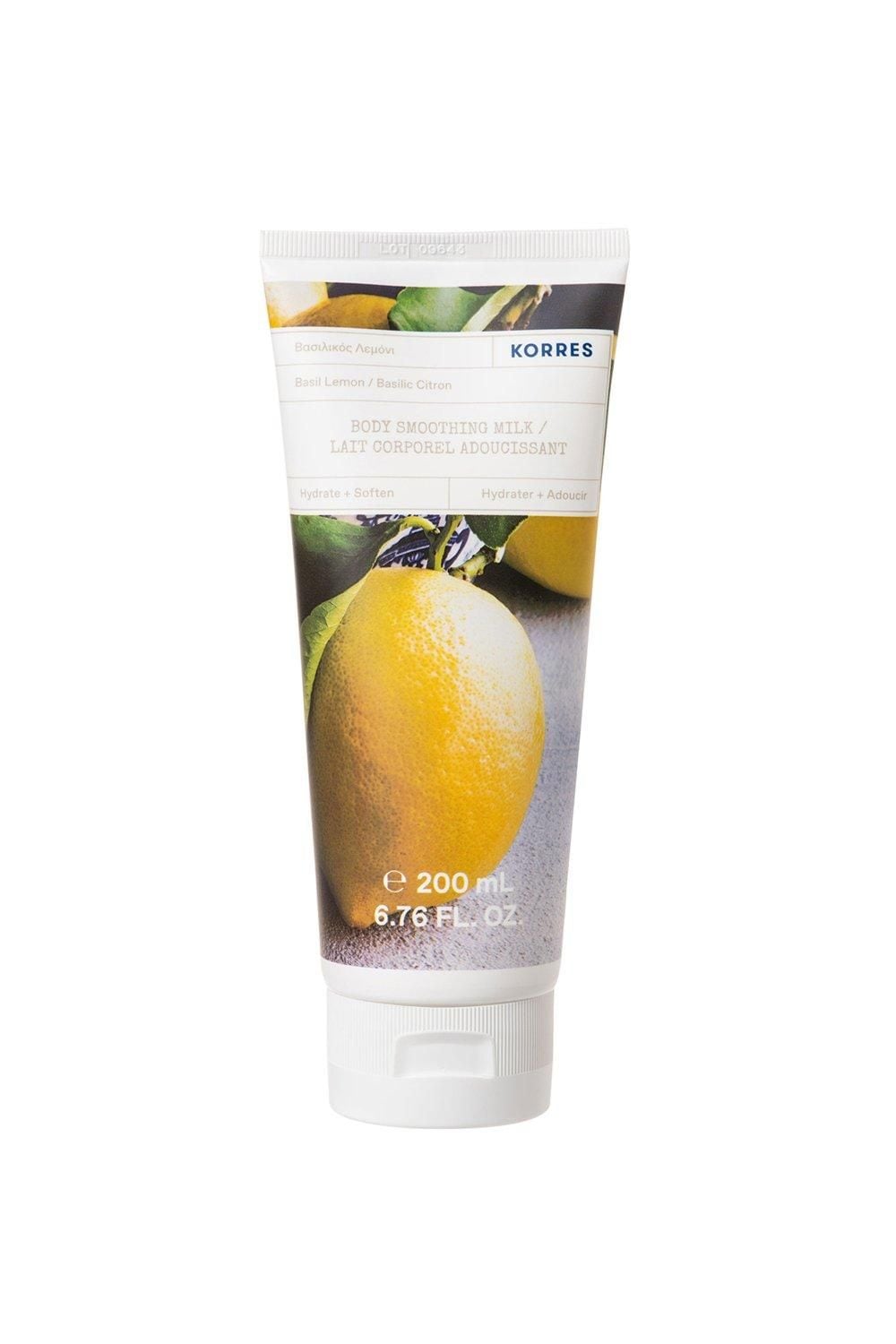 Korres Basil Lemon Body Smoothing Milk Clear image 1