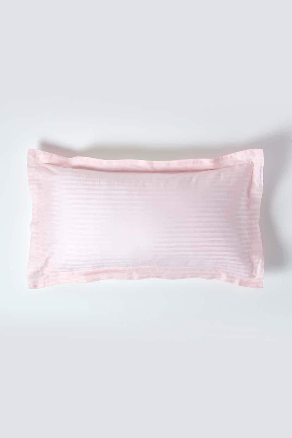 Homescapes Egyptian Cotton Ultrasoft King Size Oxford Pillowcase 330 TC image 1