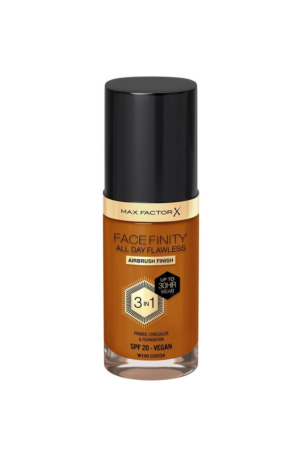 Max Factor Facefinity All Day Flawless 3 in 1 Vegan Foundation Cocoa image 1