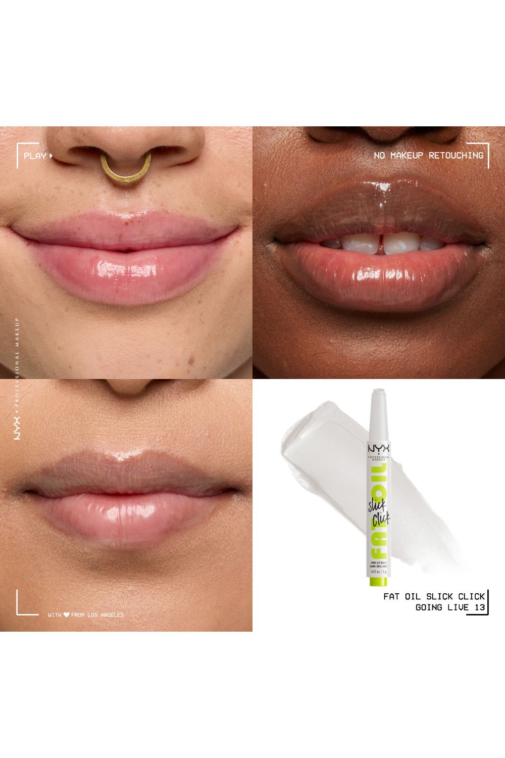 NYX Professional Makeup Fat Oil Slick Click Lip Balm 2g Going Live image 3