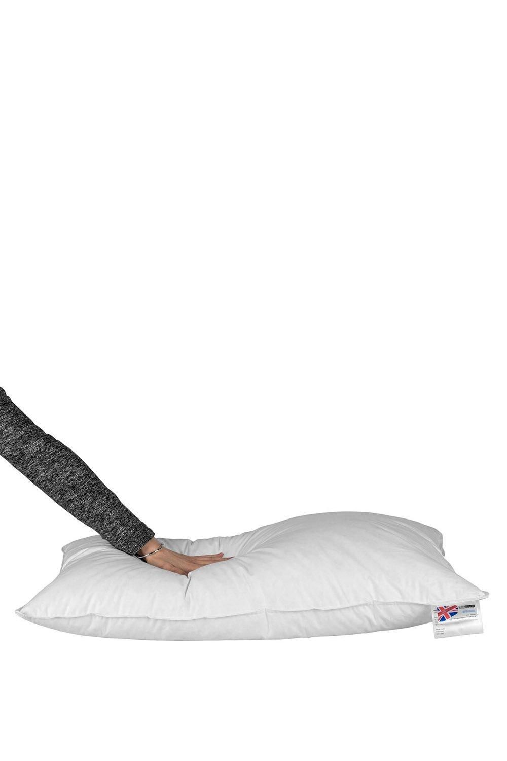 Homescapes Goose Feather & Down Euro Continental Pillow Pair - 40cm x 80cm image 3