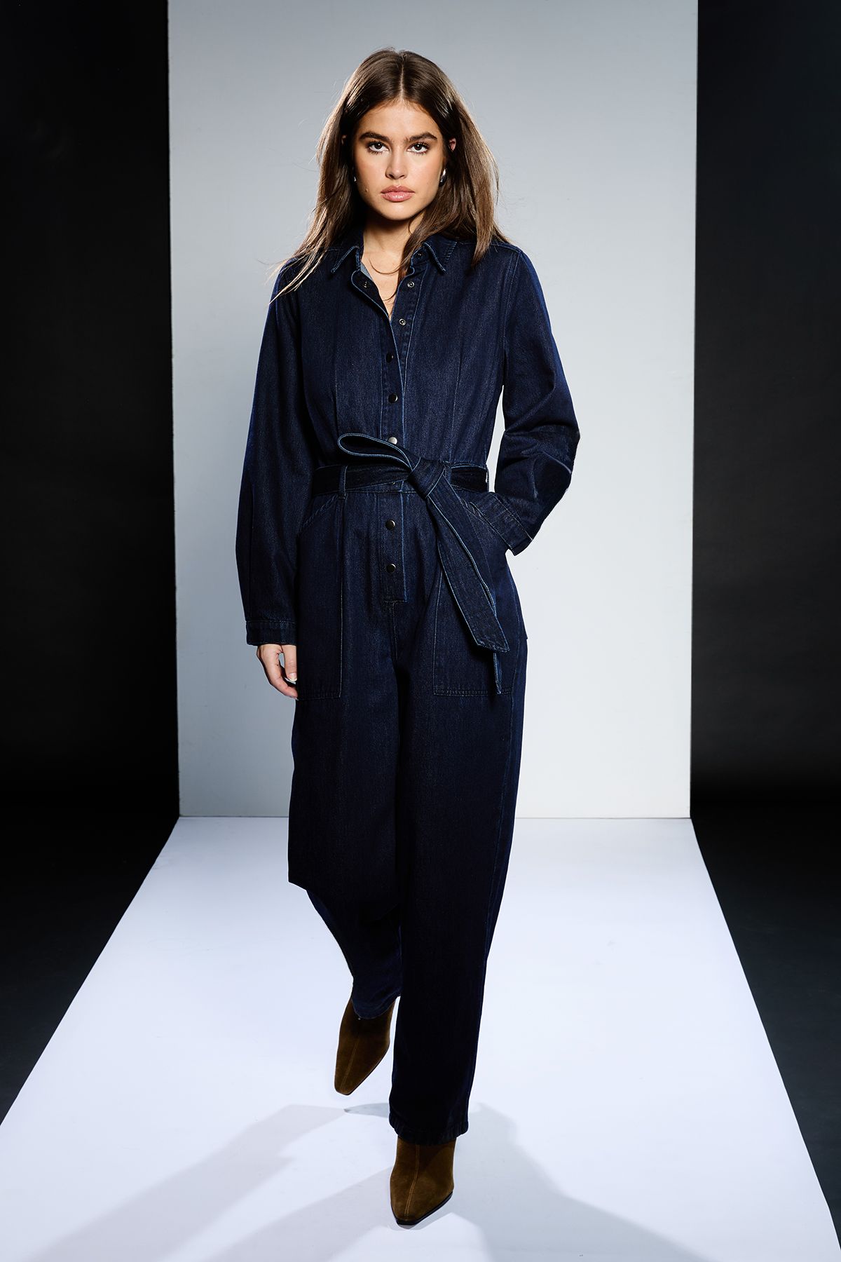 RUNWAY 1.8.1.8 Runway 1.8.1.8 Garment Wash Jumpsuit Denim image 1