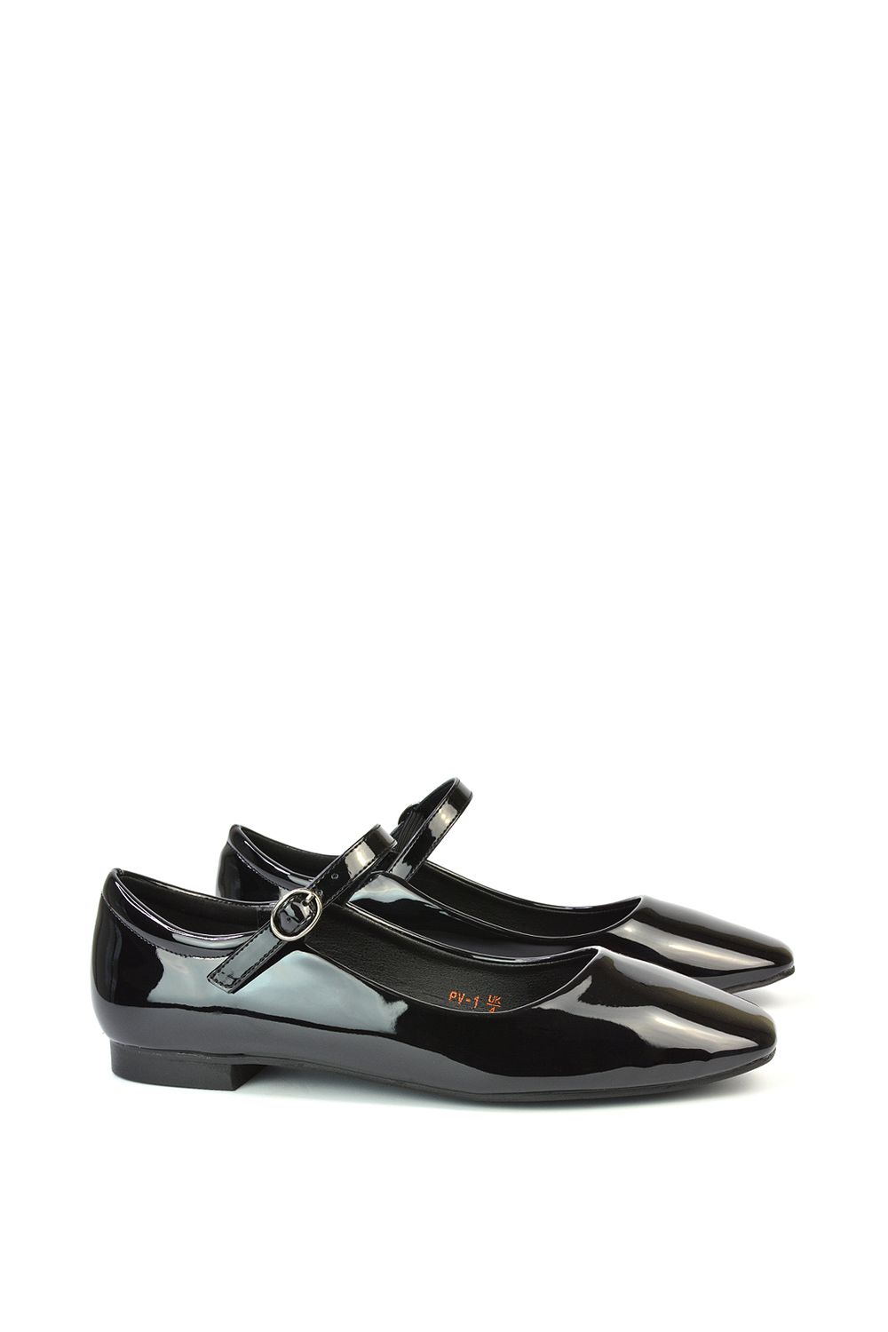 XY London 'Allegra' Mary Jane Square Toe Ballet Shoes image 2