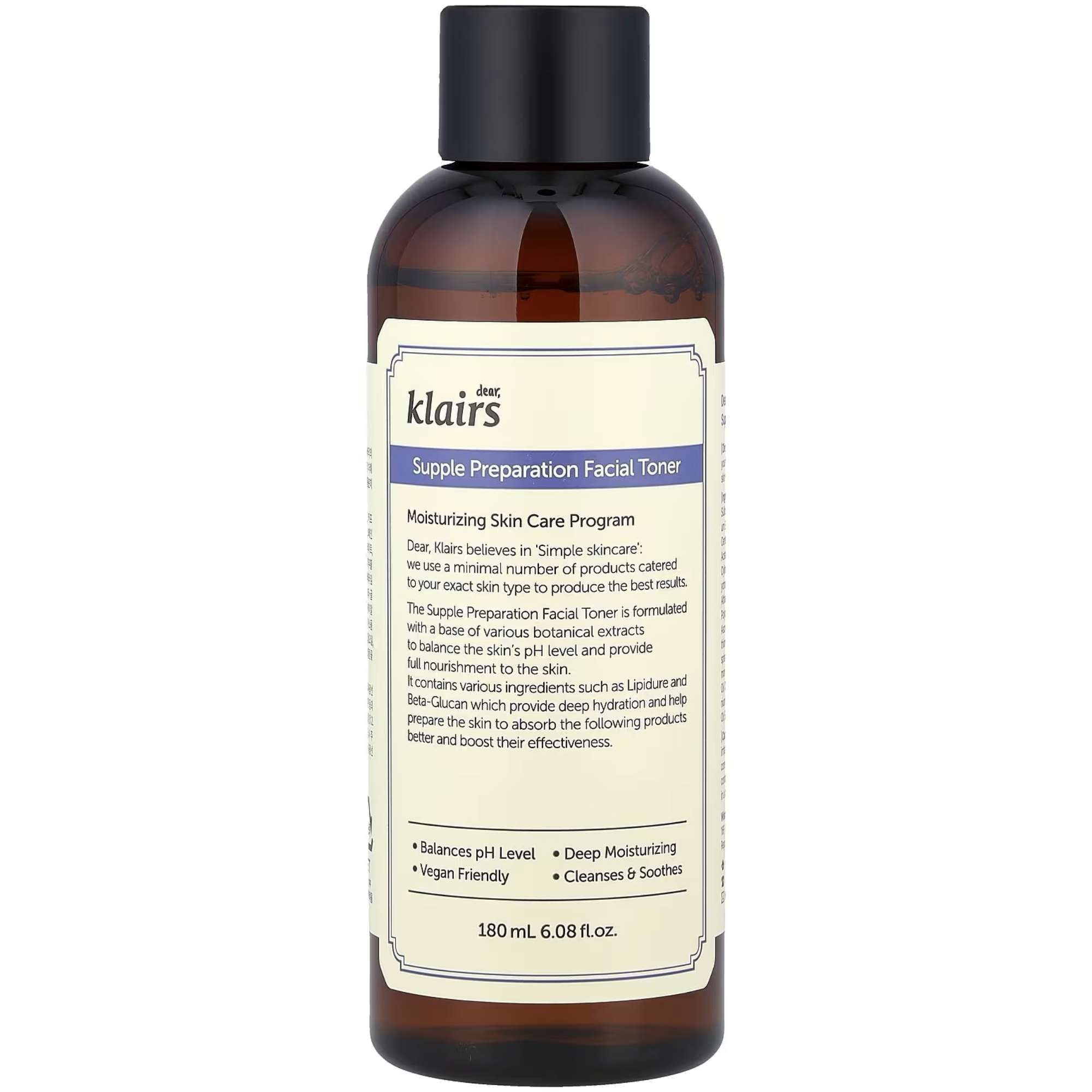 Dear, Klairs Toners Supple Preparation Facial Toner 180ml image 1