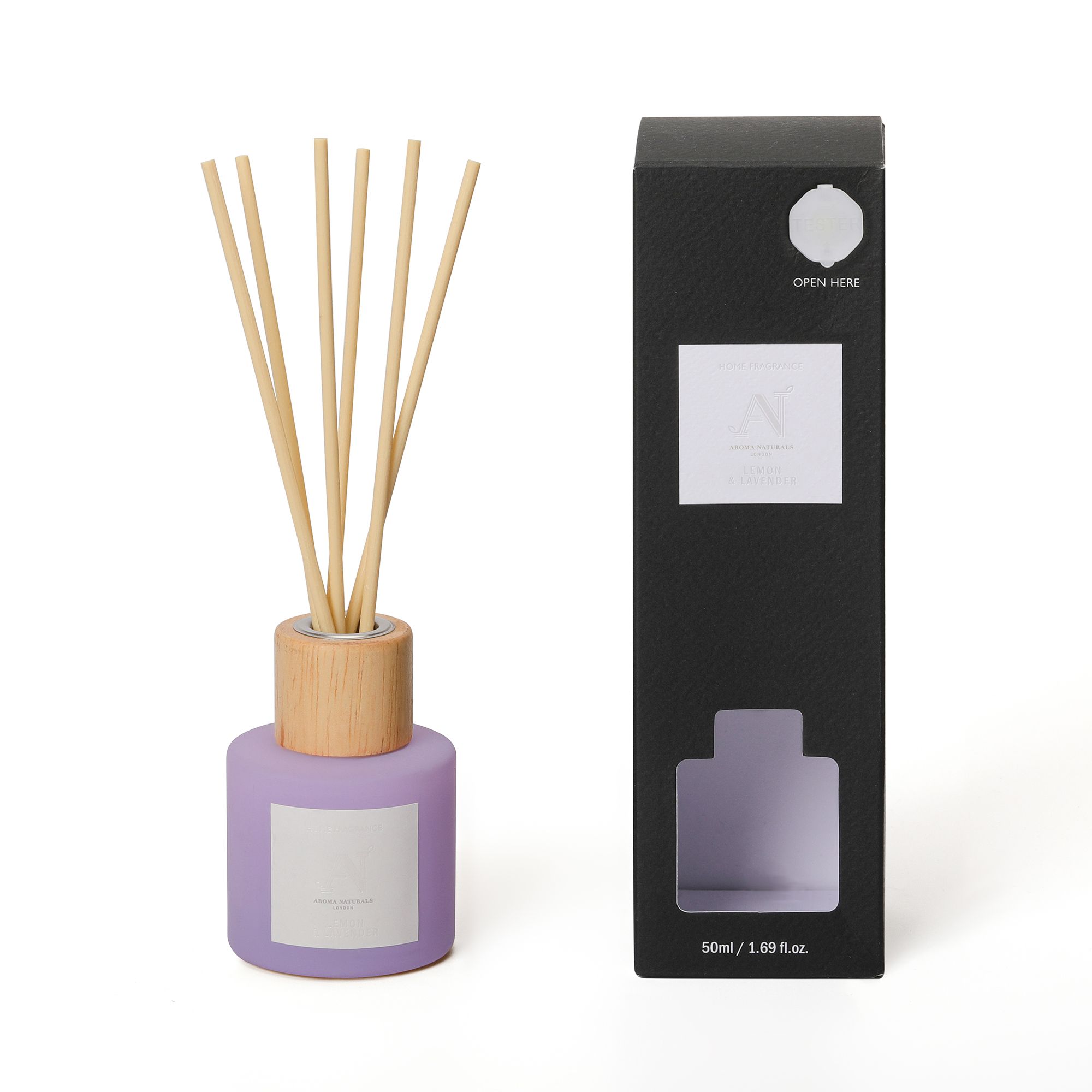 Aroma Naturals Frosted Decadence Reed Diffuser Vanilla Bean Scent image 2