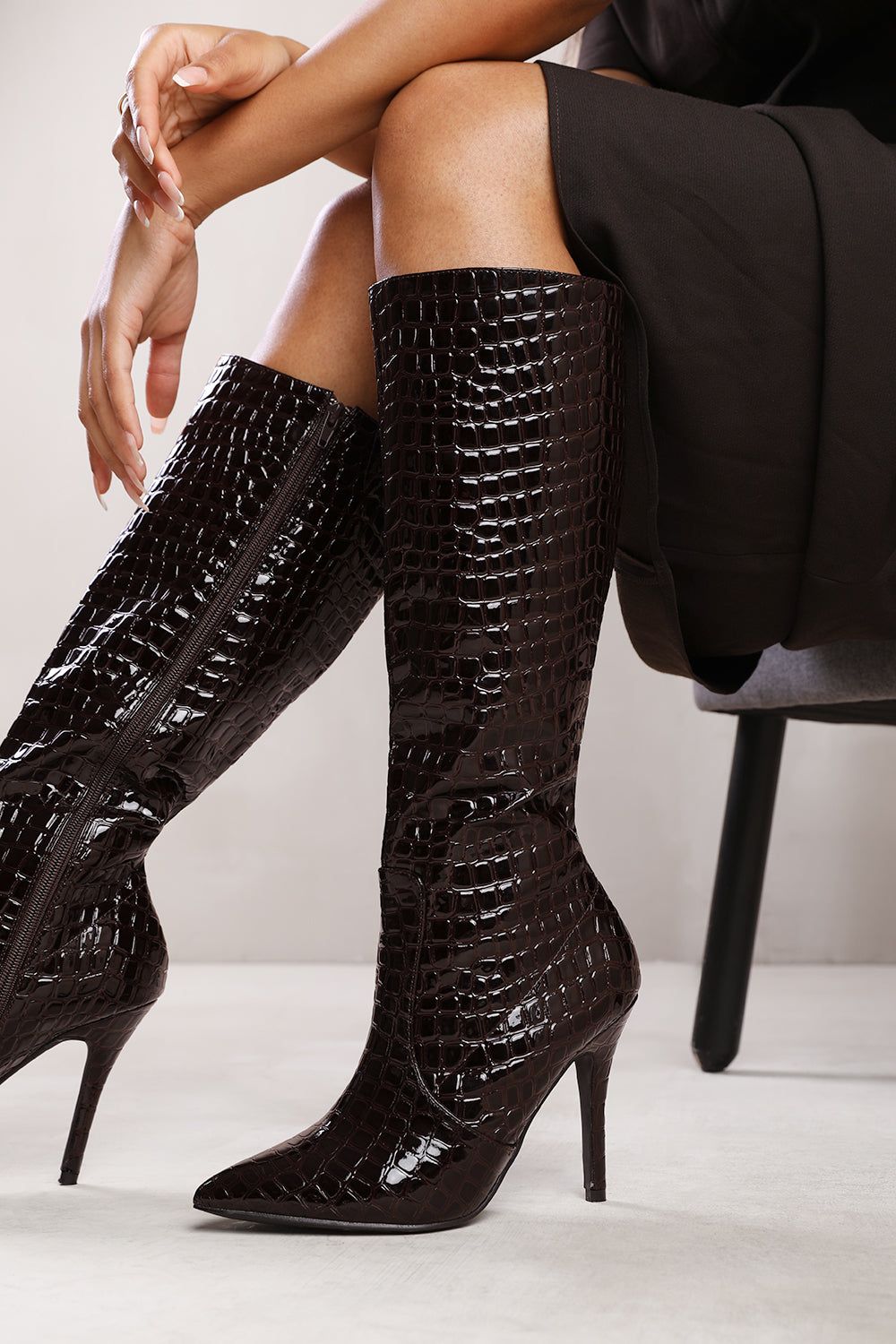 Where's That From 'Isabel' High Heel Calf Boot image 1