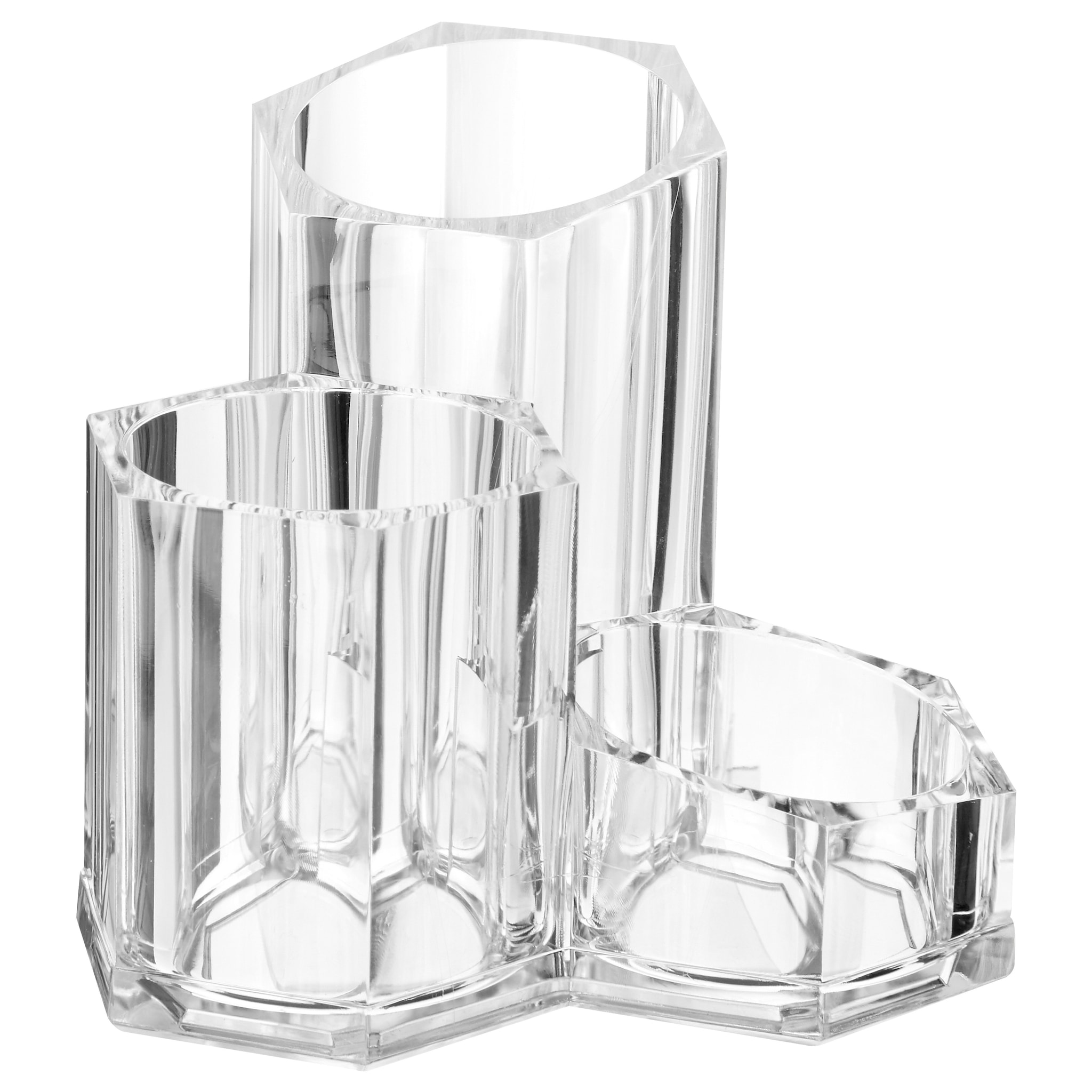 Orsina Clear 3 Compartment Cosmetics Organiser image 2
