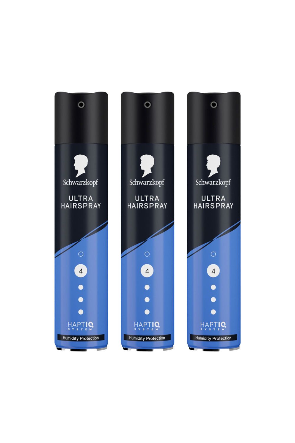Schwarzkopf 'Hair Spray' Ultra HL4, 250ml, 3 Pack image 1