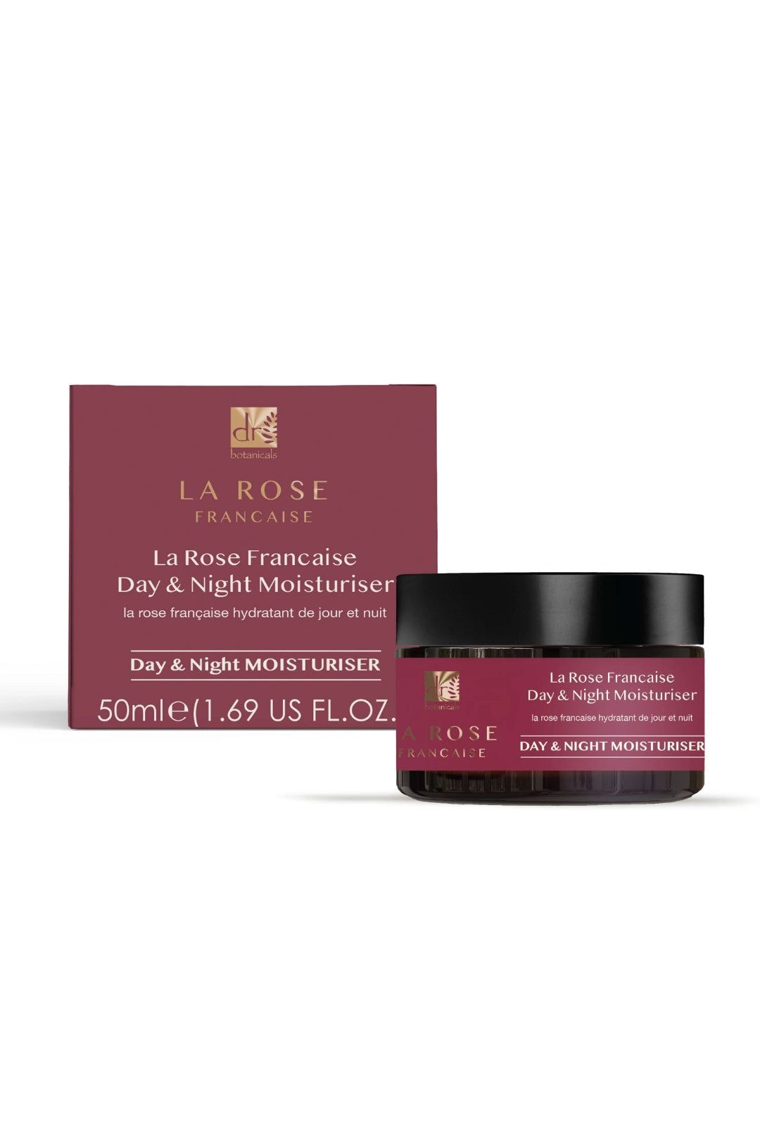 Dr. Botanicals La Rose Française Duo Day & Night Moisturiser 50ml image 1