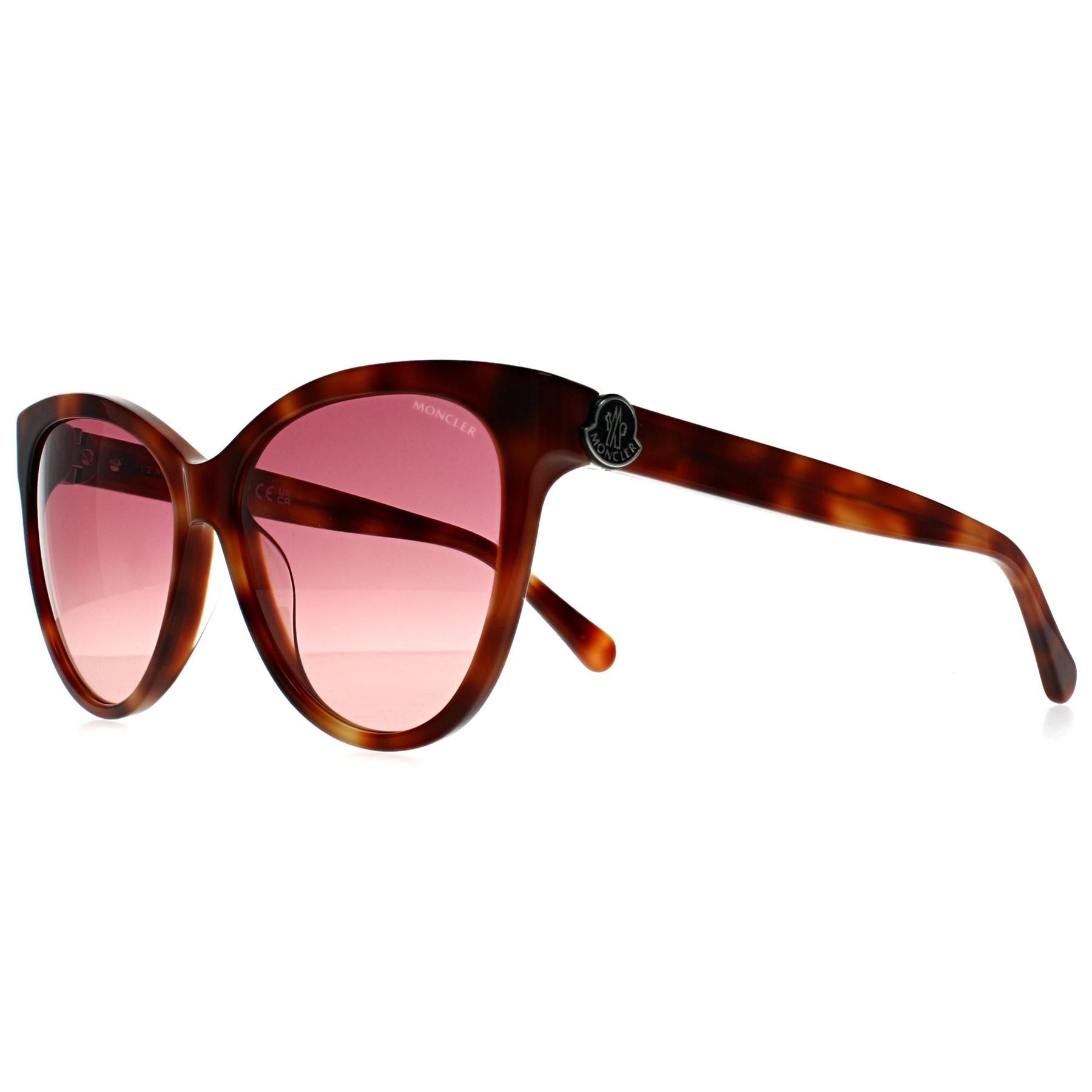 Moncler Cat Eye Havana Bordeaux Gradient ML0283 image 2