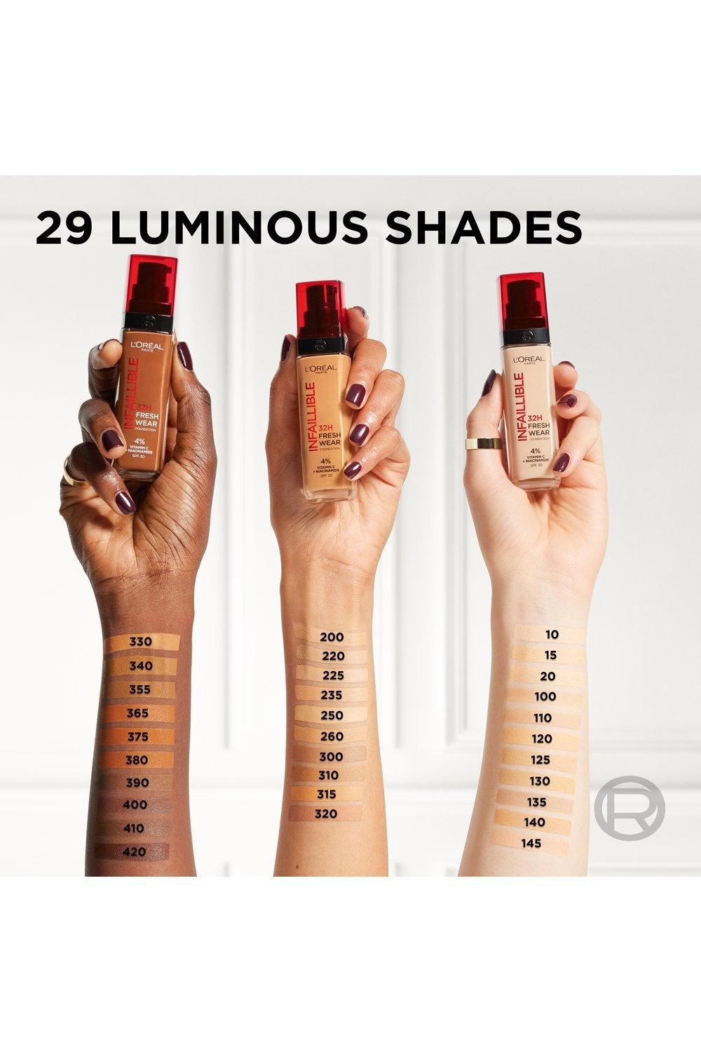 L'Oréal Paris Infaillible 32H Fresh Wear Foundation Natural Linen image 7