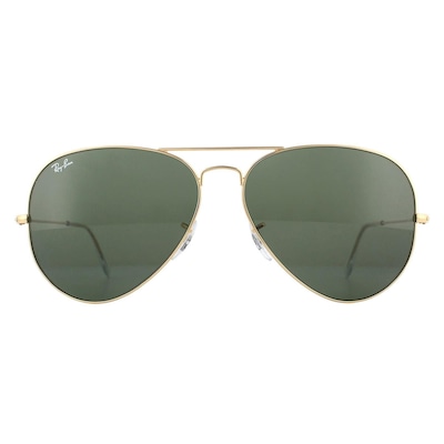 Ray-Ban Aviator Gold Green Sunglasses