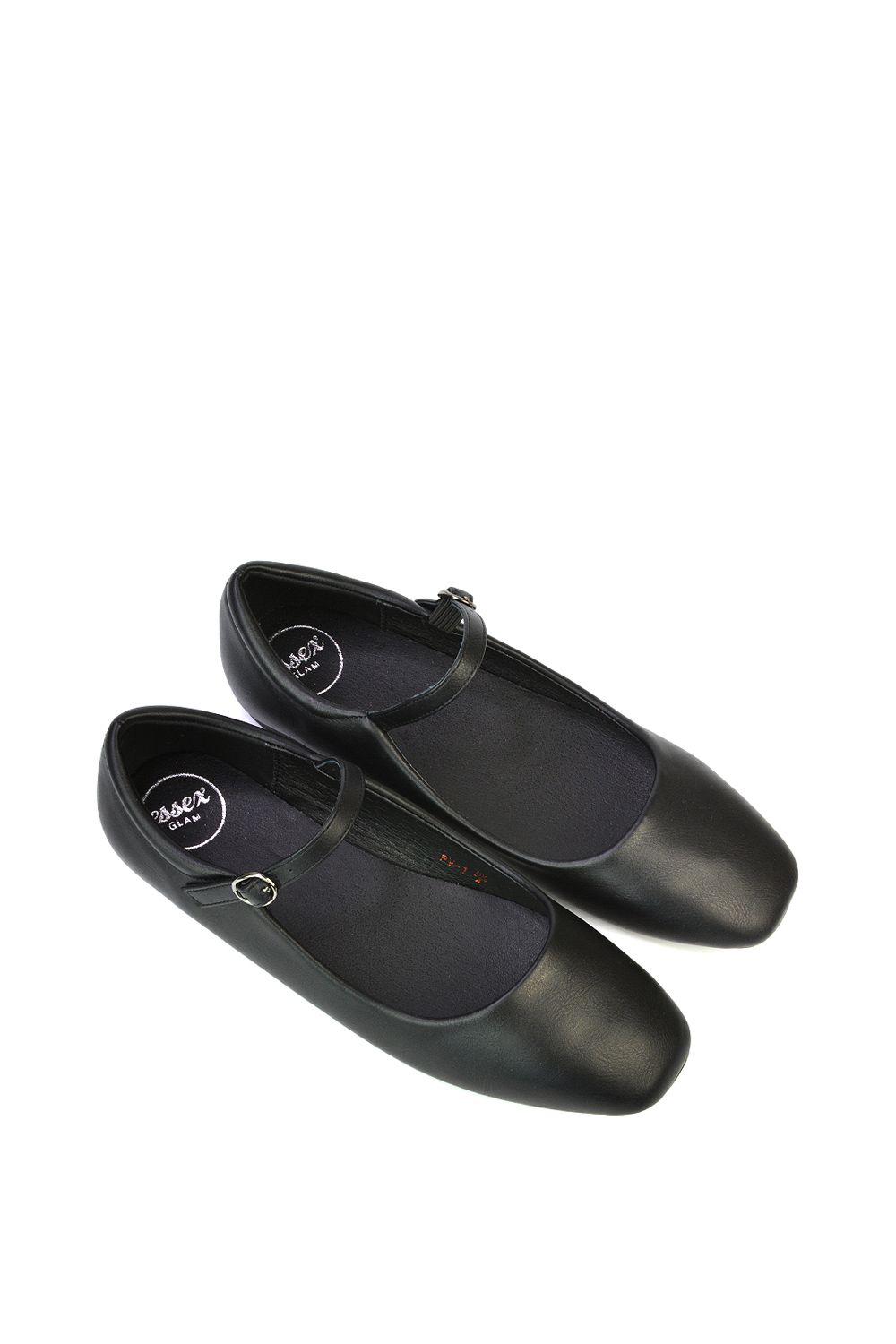 XY London 'Allegra' Mary Jane Square Toe Ballet Shoes image 3