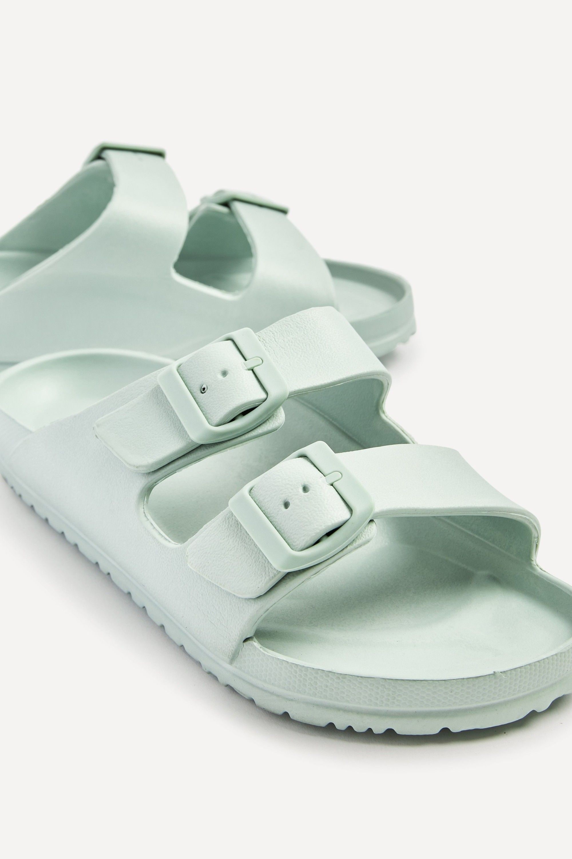 Linzi Candice Mint Slip On Slider Sandals image 5