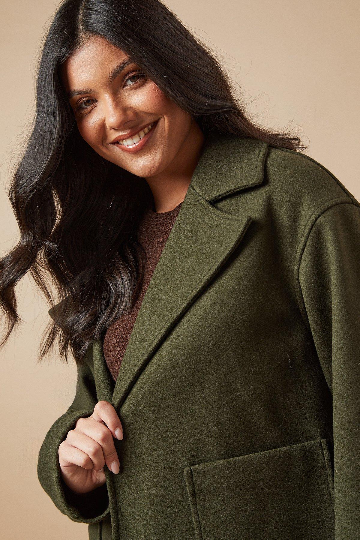 Oasis Edge To Edge Unlined Jacket Forest image 4