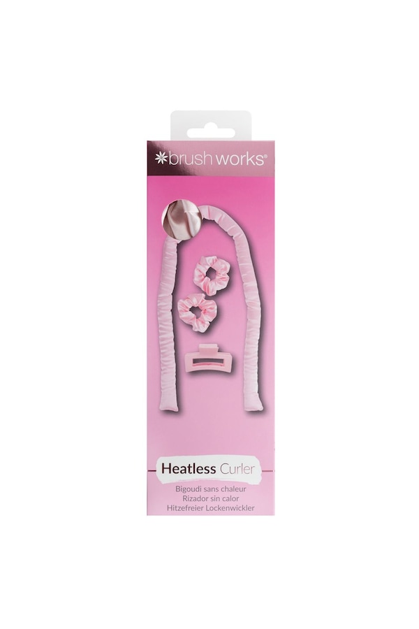 Brushworks Heatless Curler Pink