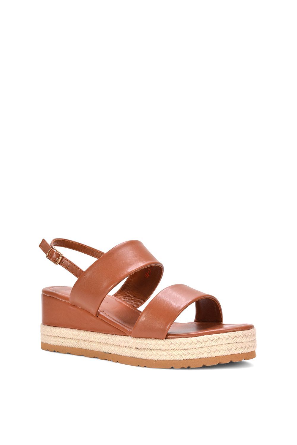 XY London 'Ally' Low Heel Platform Wedge Espadrill  Slingback Sandals image 2