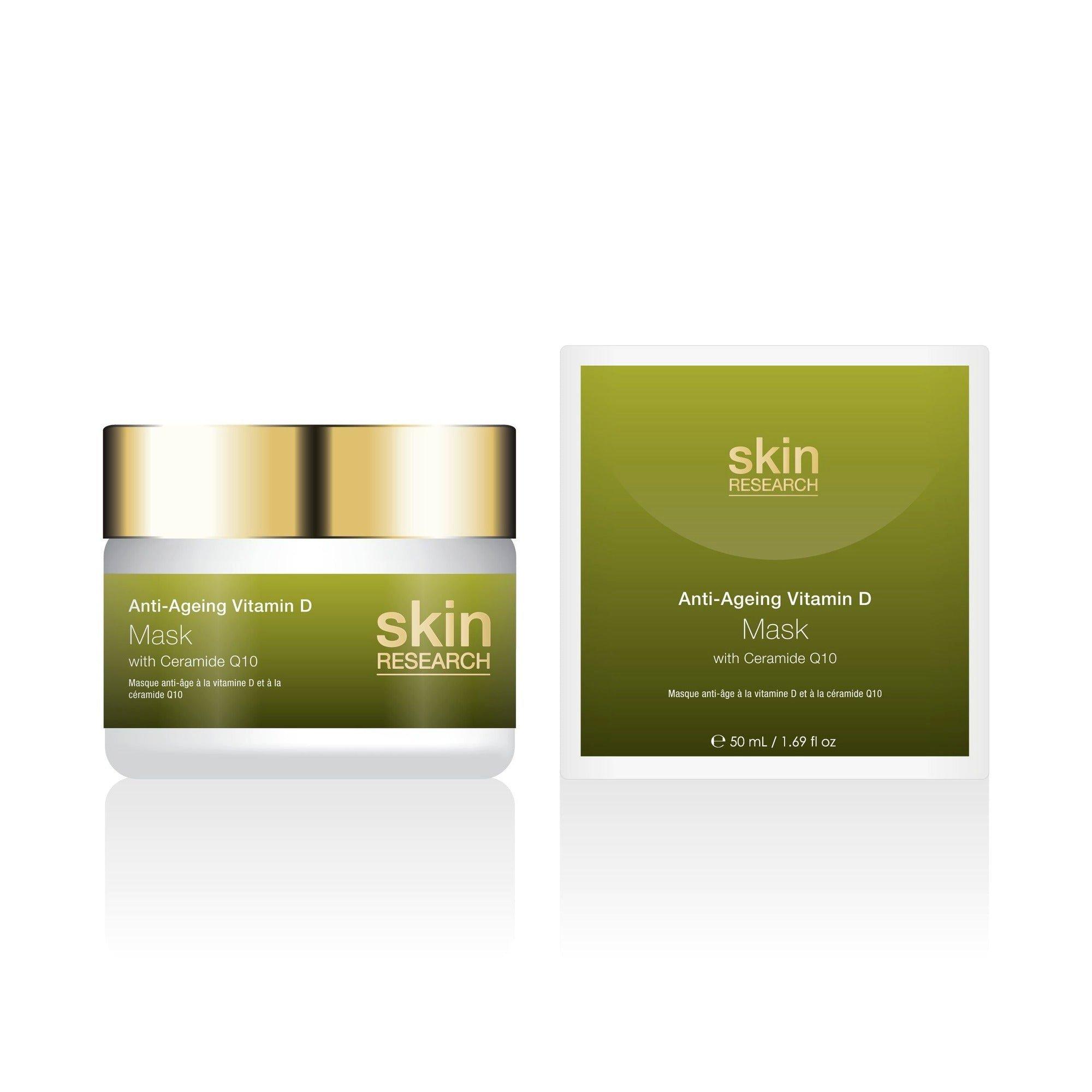 Skin Research Anti-Ageing Vitamin D & Ceramide Q10 Mask 50ml Twin Value Savings Pack image 2