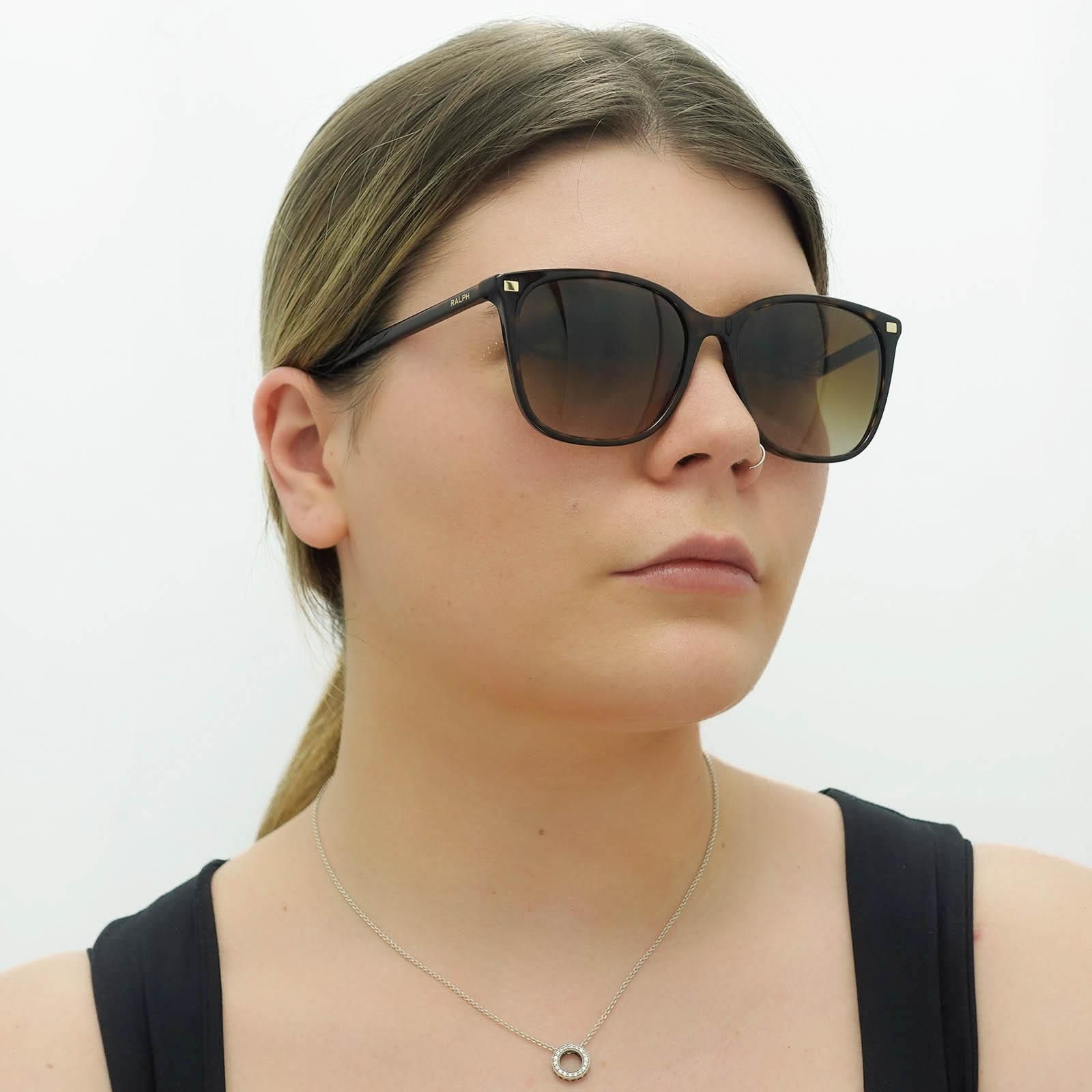 Ralph by Ralph Lauren Square Shiny Dark Havana Brown Gradient RA5293 image 6