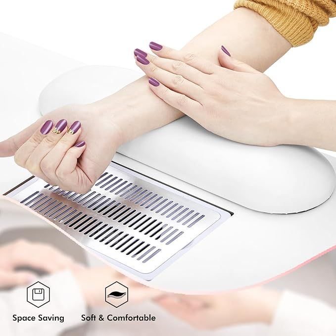 SHEONLY Wheeled Manicure Table with Electric Dust Extractor image 6