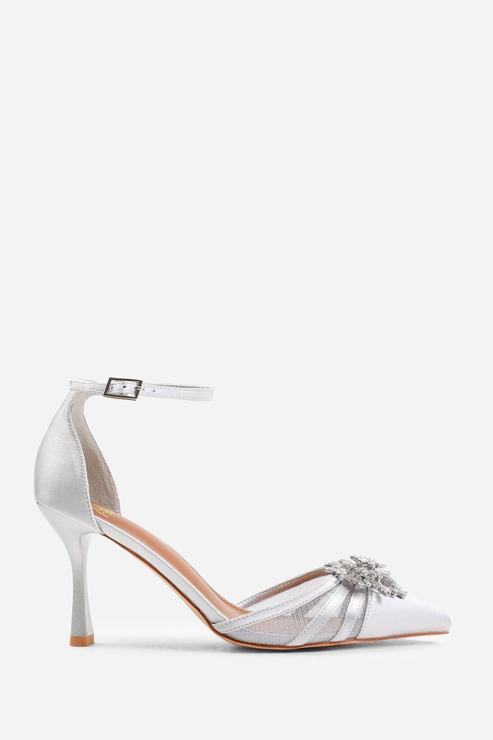Where's That From 'Abia' High Heel With Pointed Toe And Diamante Detail image 2