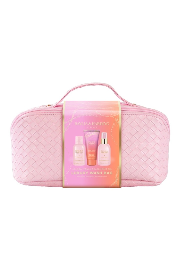 Baylis & Harding Jojoba, Vanilla & Almond Oil Luxury Wash Bag Gift Set Multi