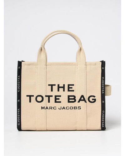 Marc Jacobs The Tote Bag Canvas Handbag Wo - Sand