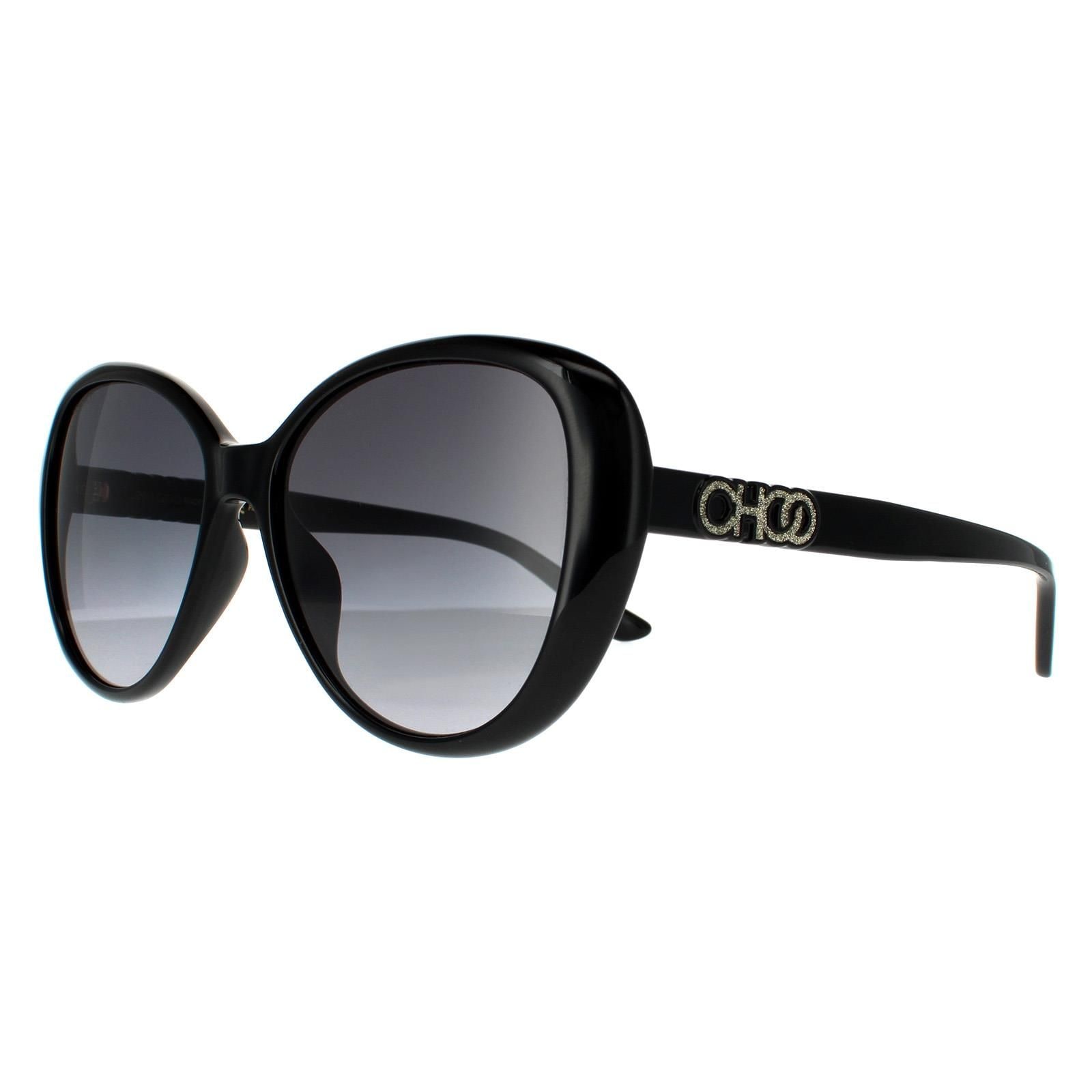 Jimmy Choo Fashion Black Dark Grey Gradient Sunglasses image 2