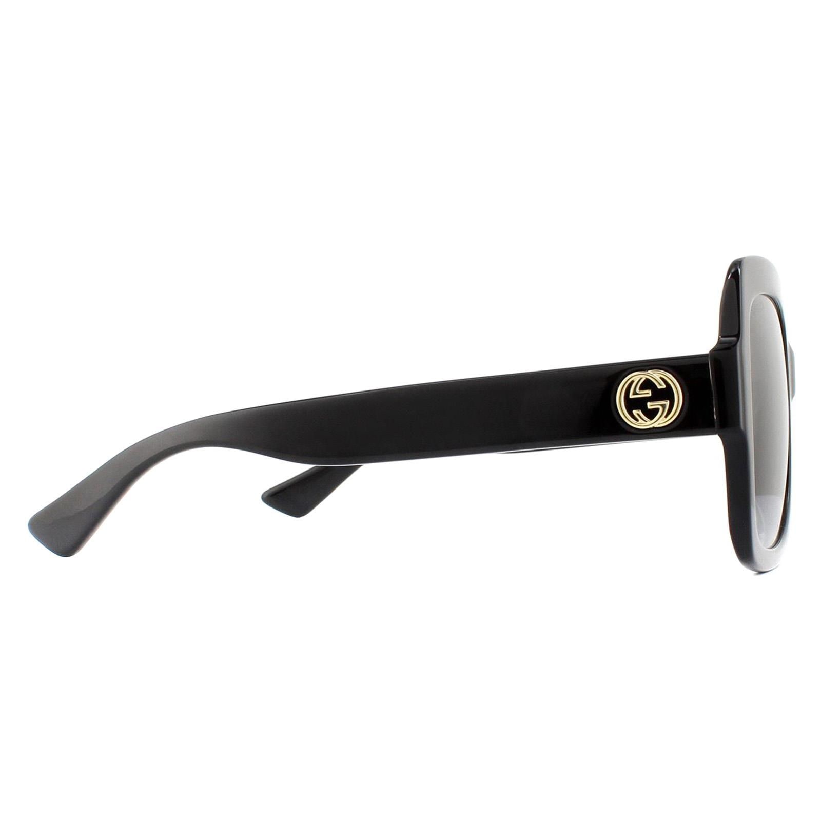 Gucci Square Black Grey Gradient Sunglasses GG0036SN image 4