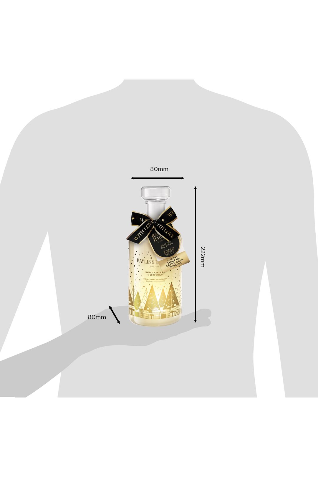 Baylis & Harding Sweet Mandarin & Grapefruit Luxury 'Light Up' Crème Bath Bubbles Gift Multi image 6