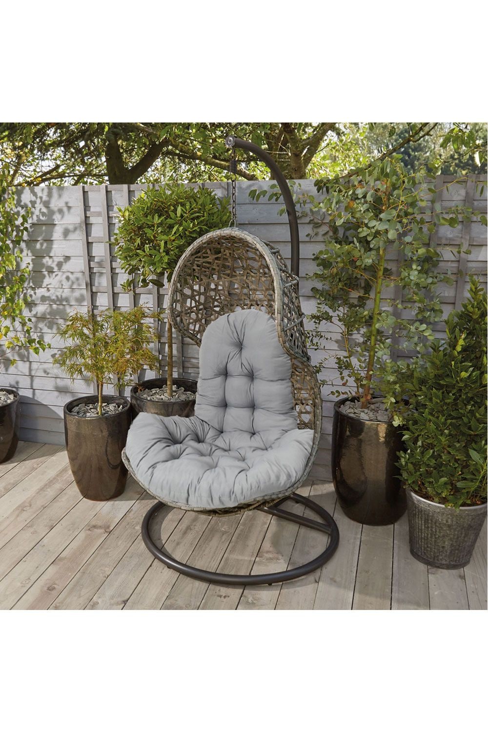 Living and Home 95*75*55cm Swing Chair Pad Garden Seat Cushion image 6