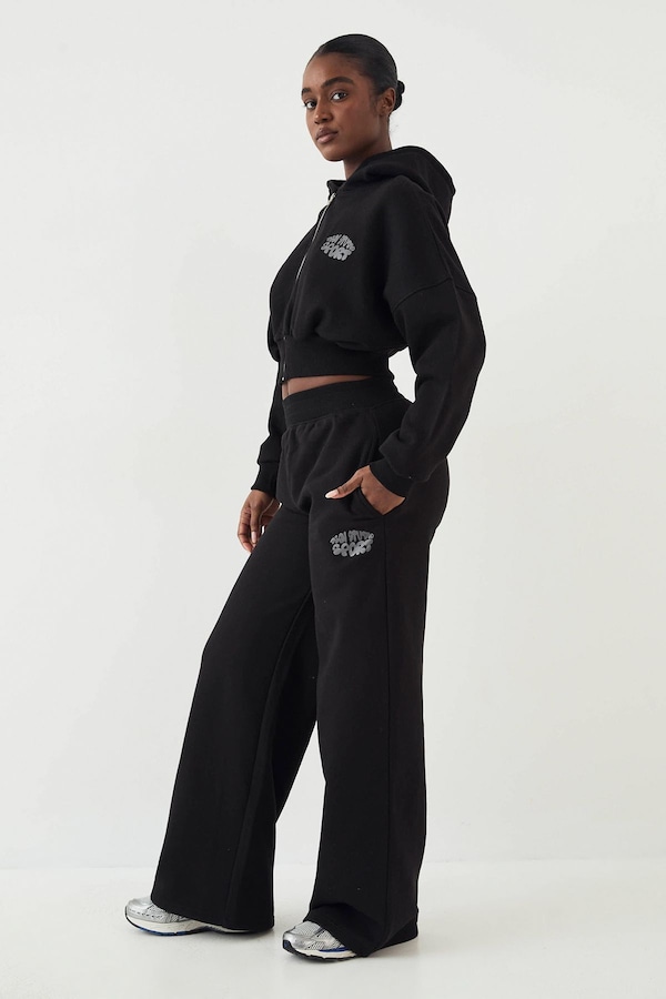DSGN Studio DSGN Studio Sport Bubble Straight Leg Jogger Black