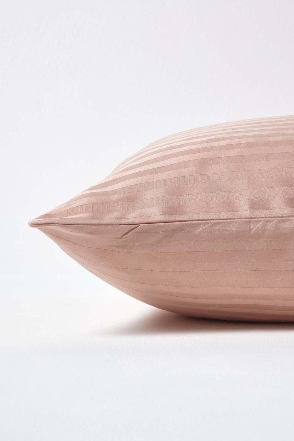 Homescapes Egyptian Cotton Satin Stripe Housewife Pillowcase 330 TC image 2