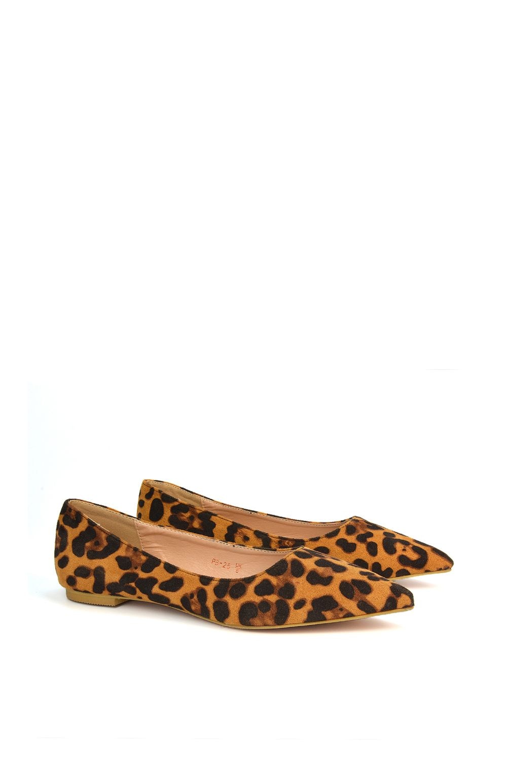 XY London 'Bubbles' Pointed Toe Slip on Flat Ballerina Pump Shoes image 3