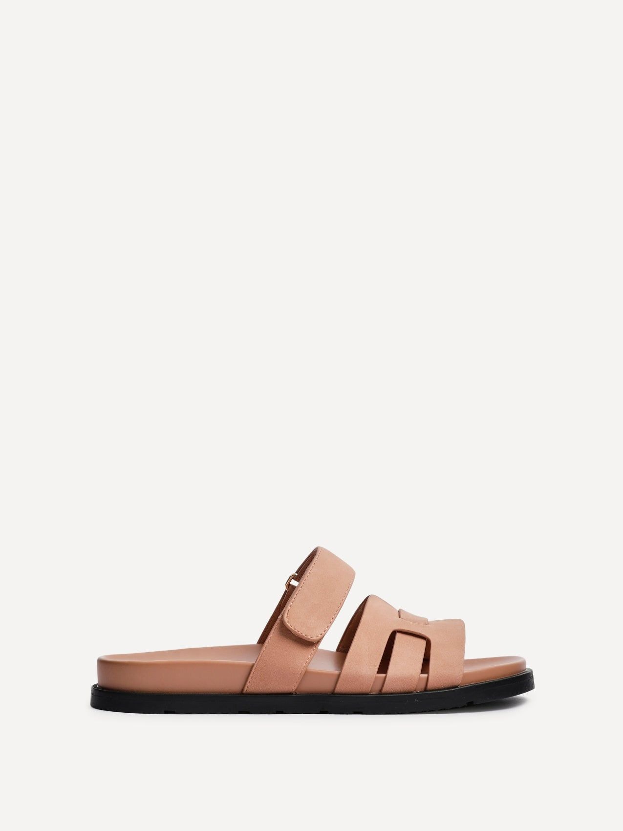 Linzi Essential Dusky Pink Faux Suede Sandals