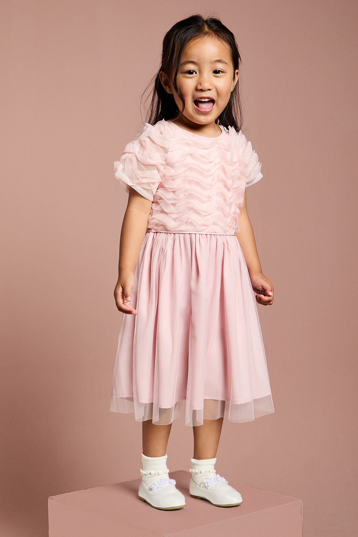 Coast Children's Tulle Dress Pink image 3