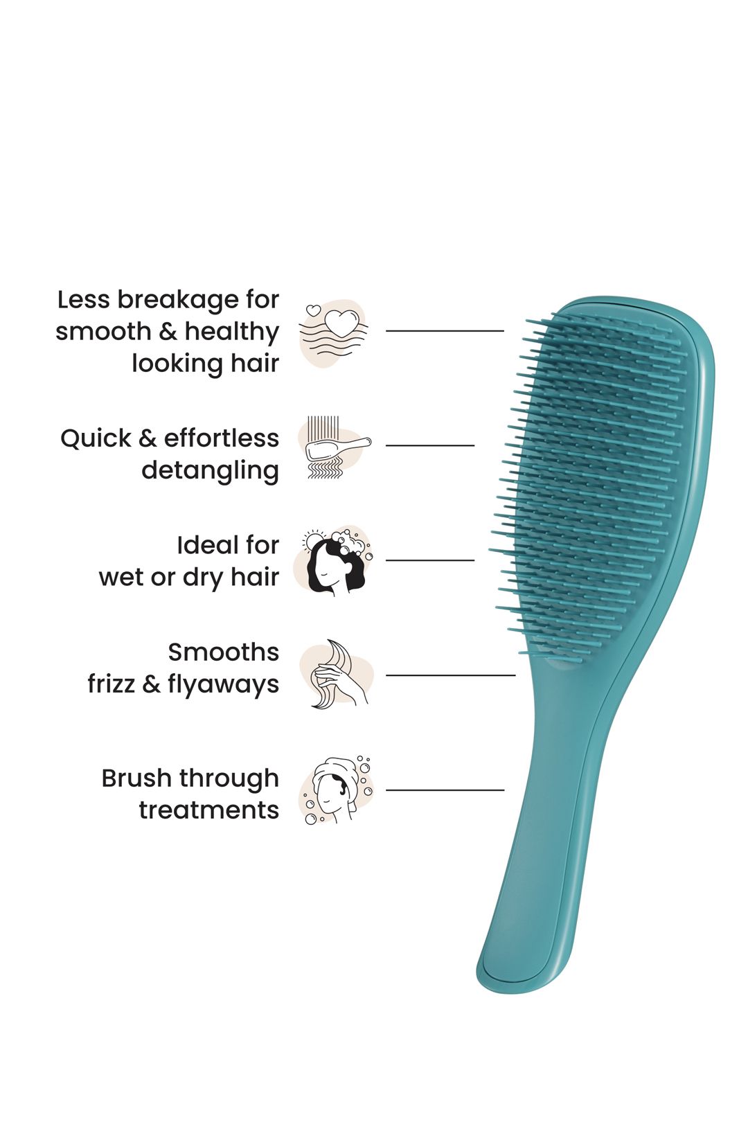 Tangle Teezer The Ultimate Detangler Transformative Teal Transformative Teal image 4