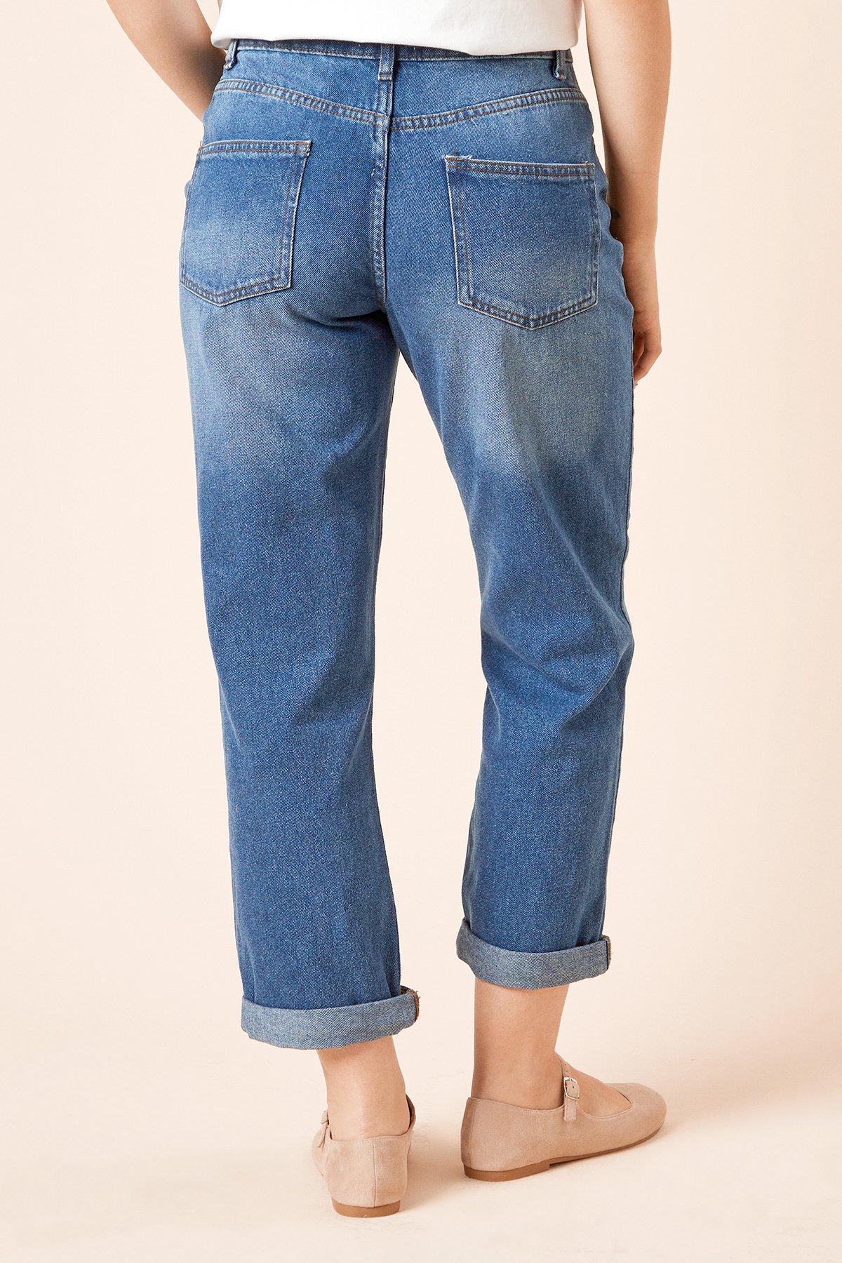 Dorothy Perkins Navy Ankle Grazer Jeans Dorothy Perkins Dark - Main Image