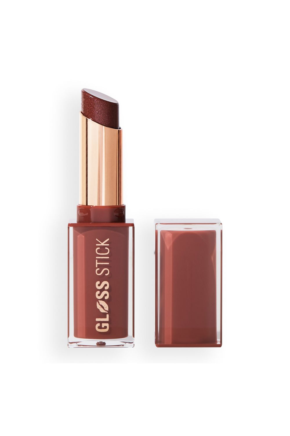 Revolution Pout Lip Gloss Stick 3g Shimmer Toasted Caramel image 1