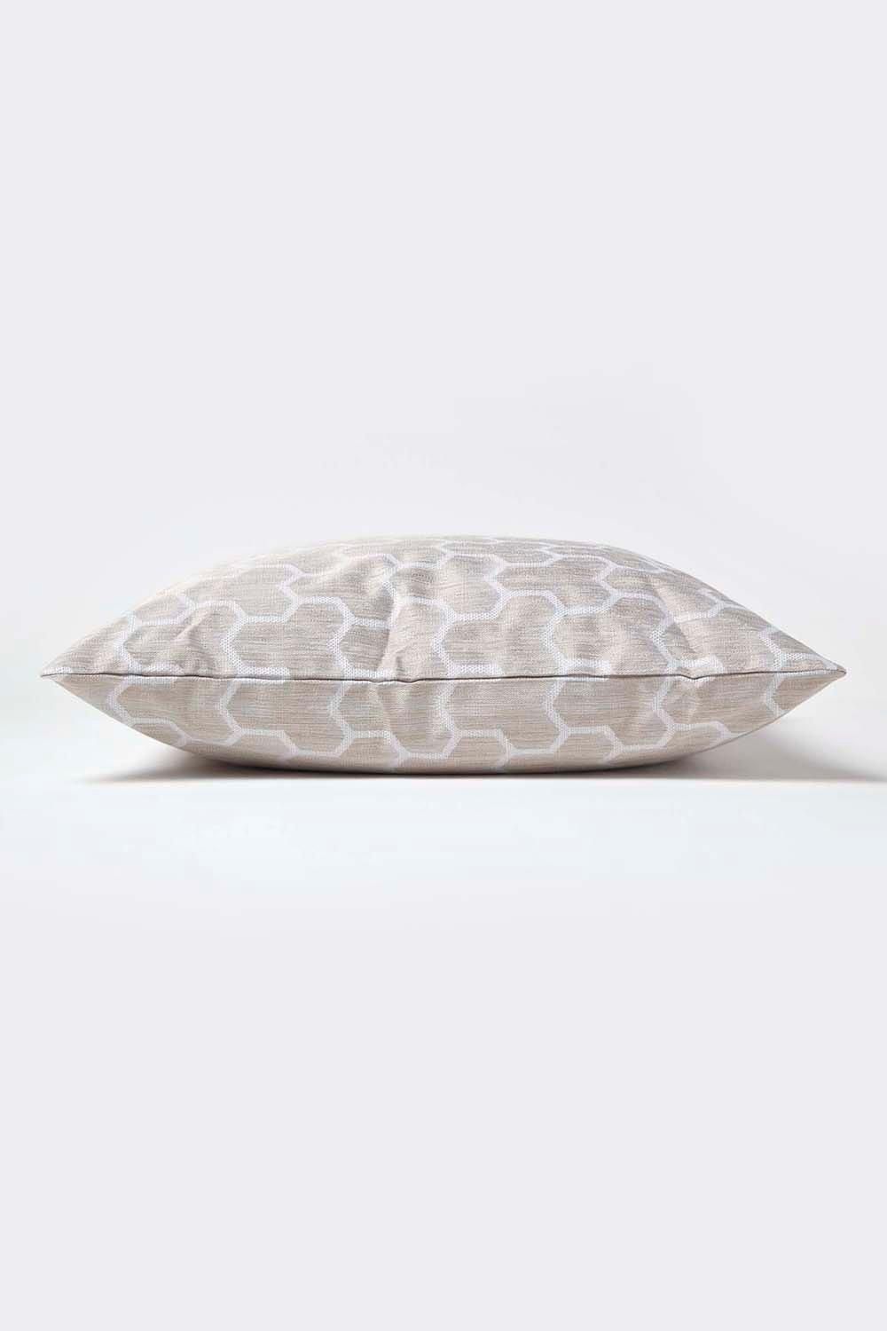 Homescapes Geometric Jacquard Cushion Cover image 3
