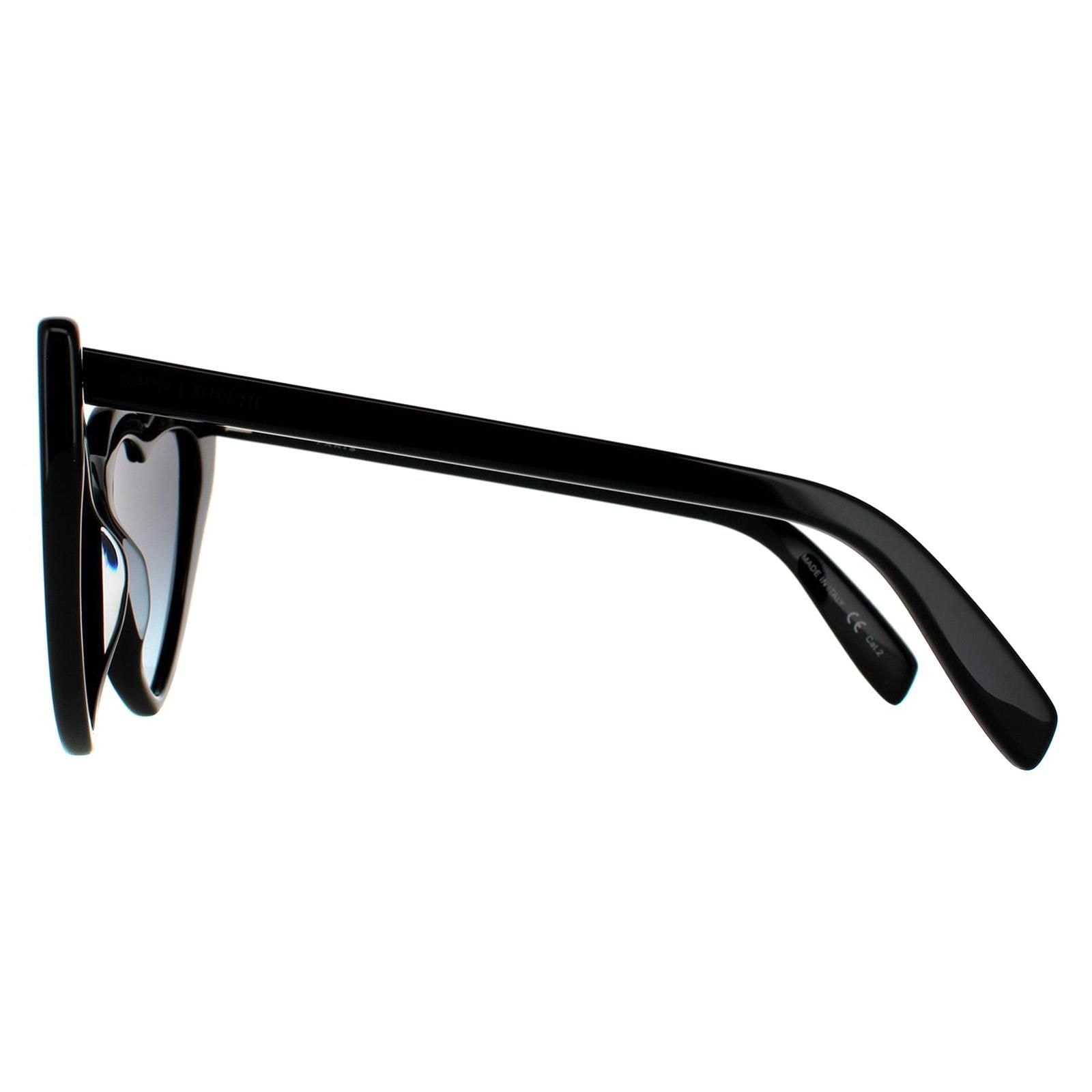 Saint Laurent Cat Eye Black Blue Gradient Sunglasses image 3